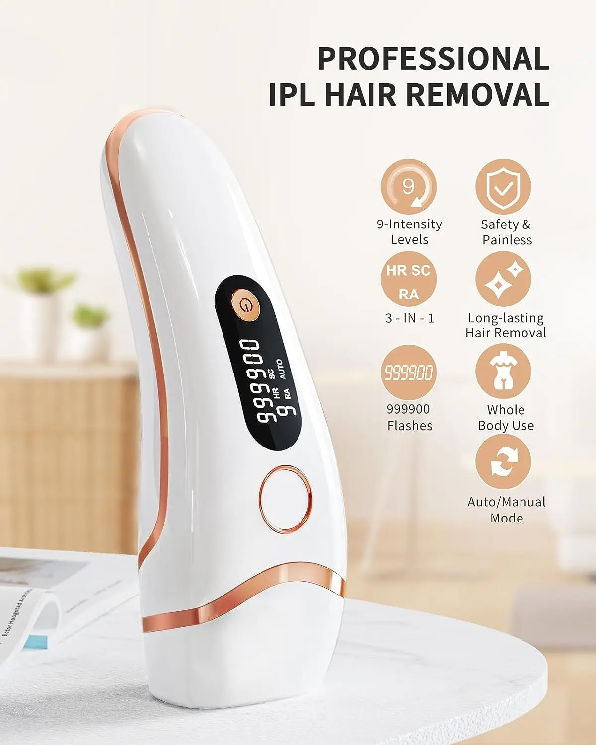 Swoson Sapphire IPL: Freeze Point Hair Removal Revolution