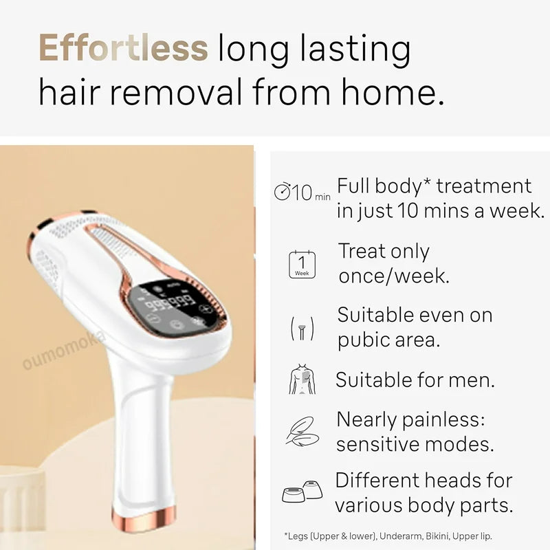 Swoson Sapphire IPL Freeze Point Hair Removal Revolution